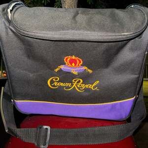 Crown Royal Embroidered Insulated Cooler Messenger Bag